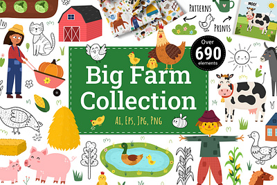 Big Farm Collection: 697 in 1 book