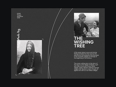 THE WISHING TREE card design georgia graphic design minimalism ussr web design