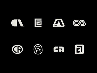 CA logos brand mark branding ca logo graphic design icon logo minimal monogram vector