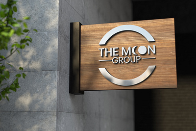 THE MOON GROUP Logo brand brand designer brand identity branding business business logo creative design design digital marketing graphic design illustration logo logo branding logo design logo designer logo process logos modern logo professional professional logo