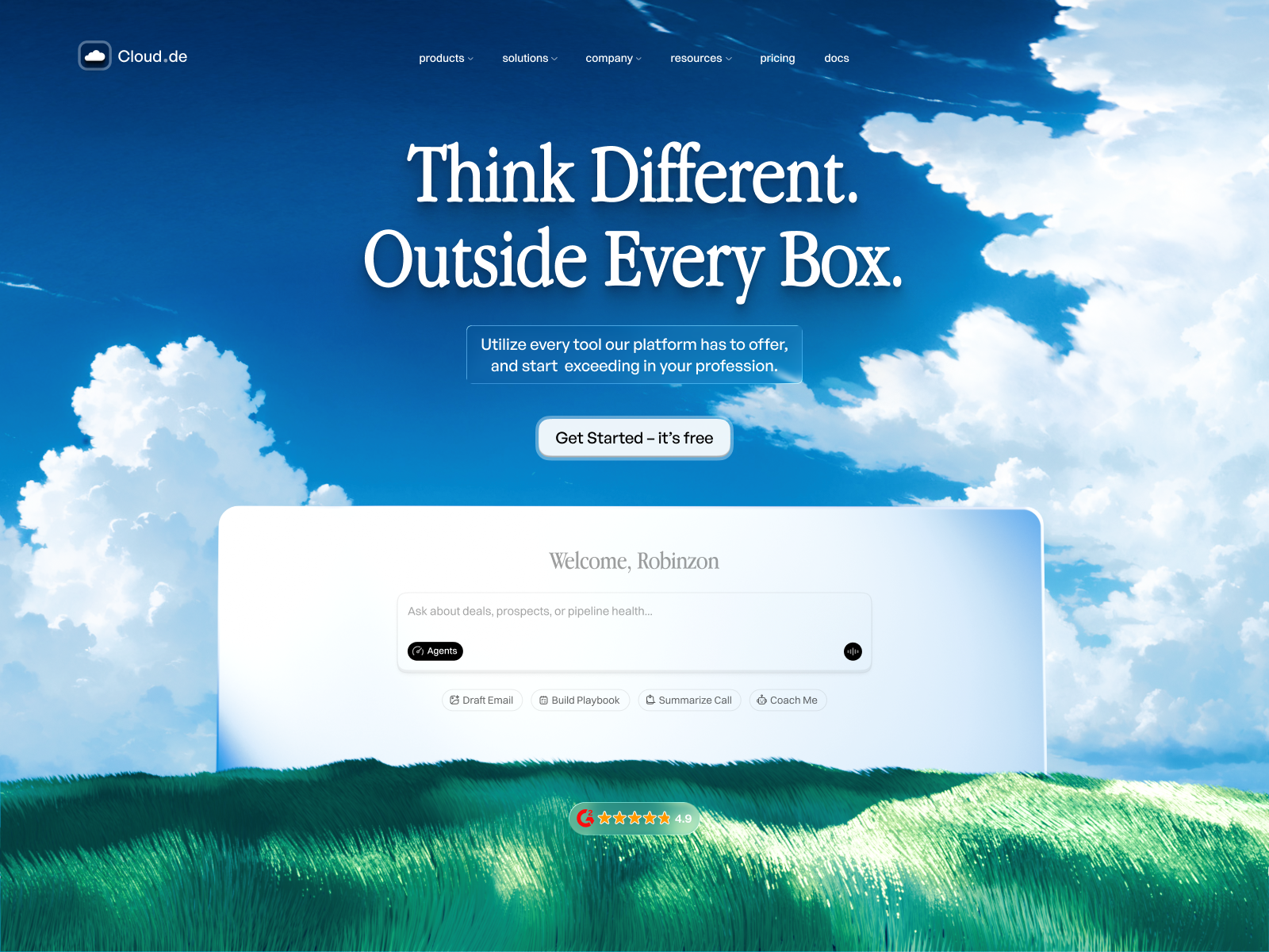 AI Sales Platform SaaS – Landing Page Design agenticai aisales b2bsaas cloudsoftware crmdesign editorialdesign herodesign illustrateddesign landingpagedesign productdesign productivitysaas saaslandingpage saasstartup salestech techillustration uiuxdesign webdesign webillustration workspacetool