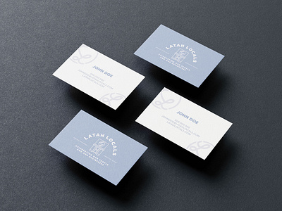 Latah Locals Business Card Design branding design graphic design illustration logo typography vector