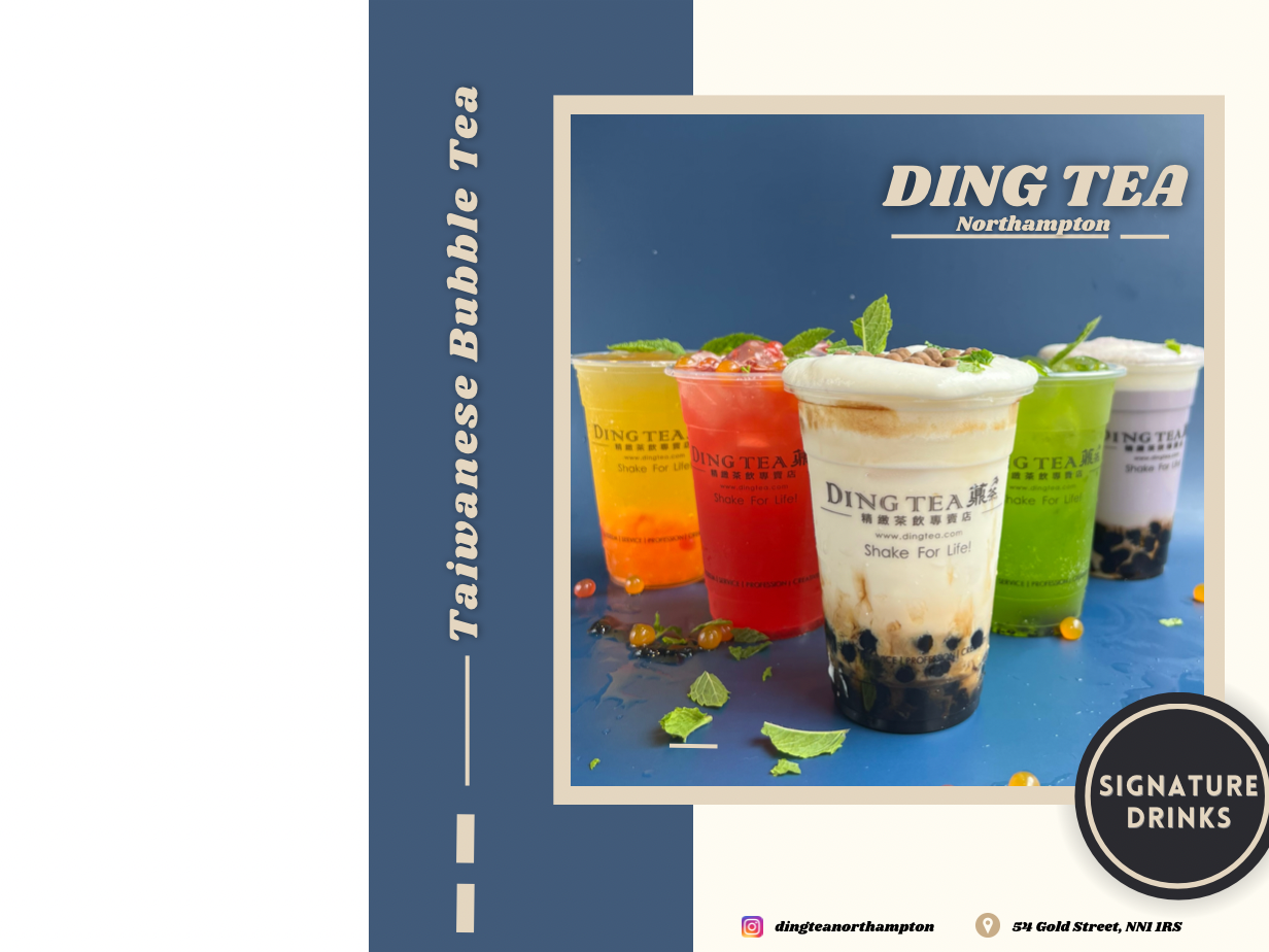DING TEA GRAND OPENING PRODUCT PROMOTION by Jennie Pham on Dribbble