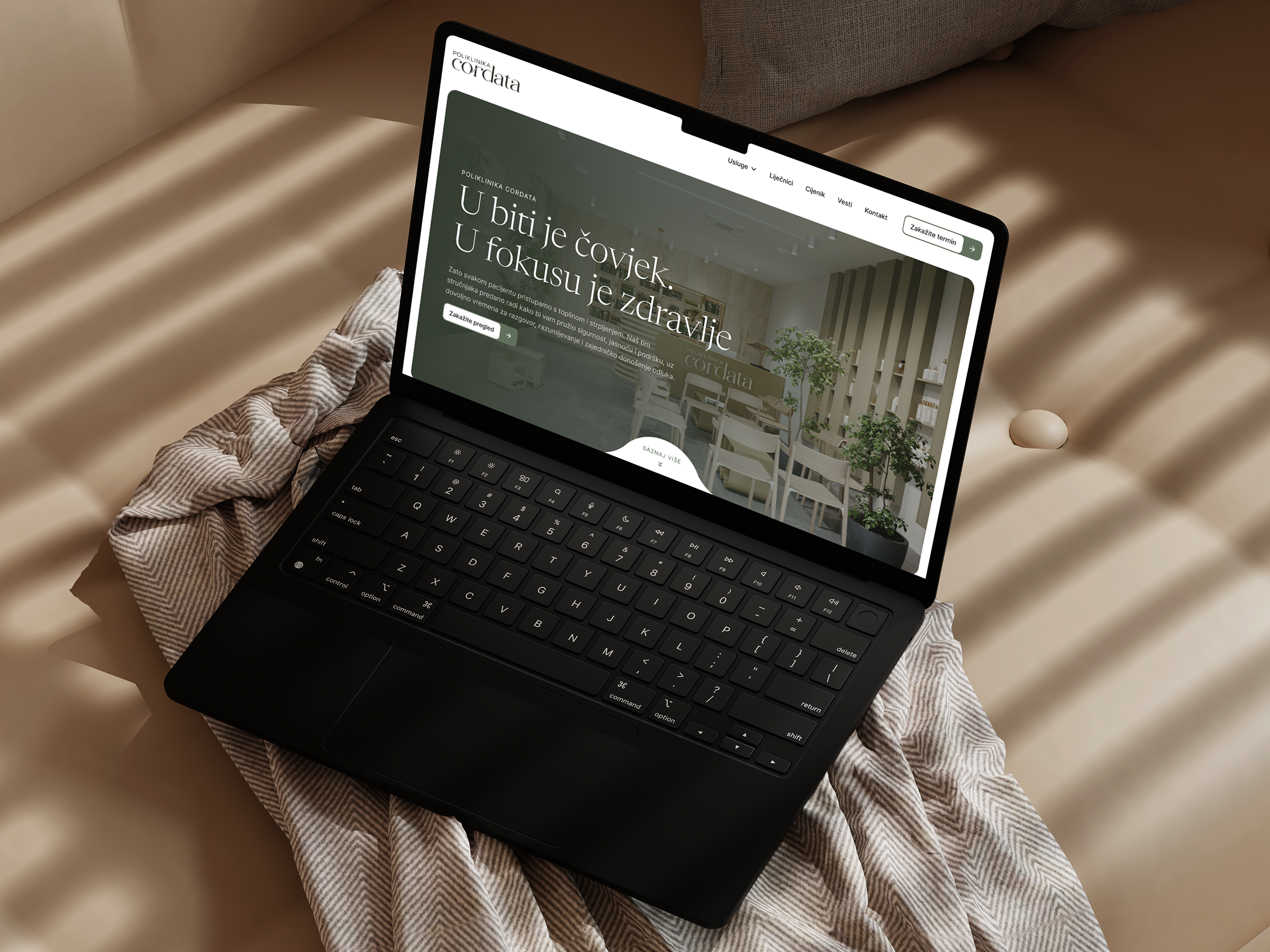 Poliklinika Cordata - Website Design & Development booking flow branding clinic clinic website health branding healthcare healthcare website hospital website medical medical branding private clinic private clinic website web design