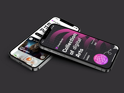 NFT Mobile App Concept app app design branding crypto mobile app design figma mobile app mobile design nft product product design ui uiux ux ux design uxui design xd