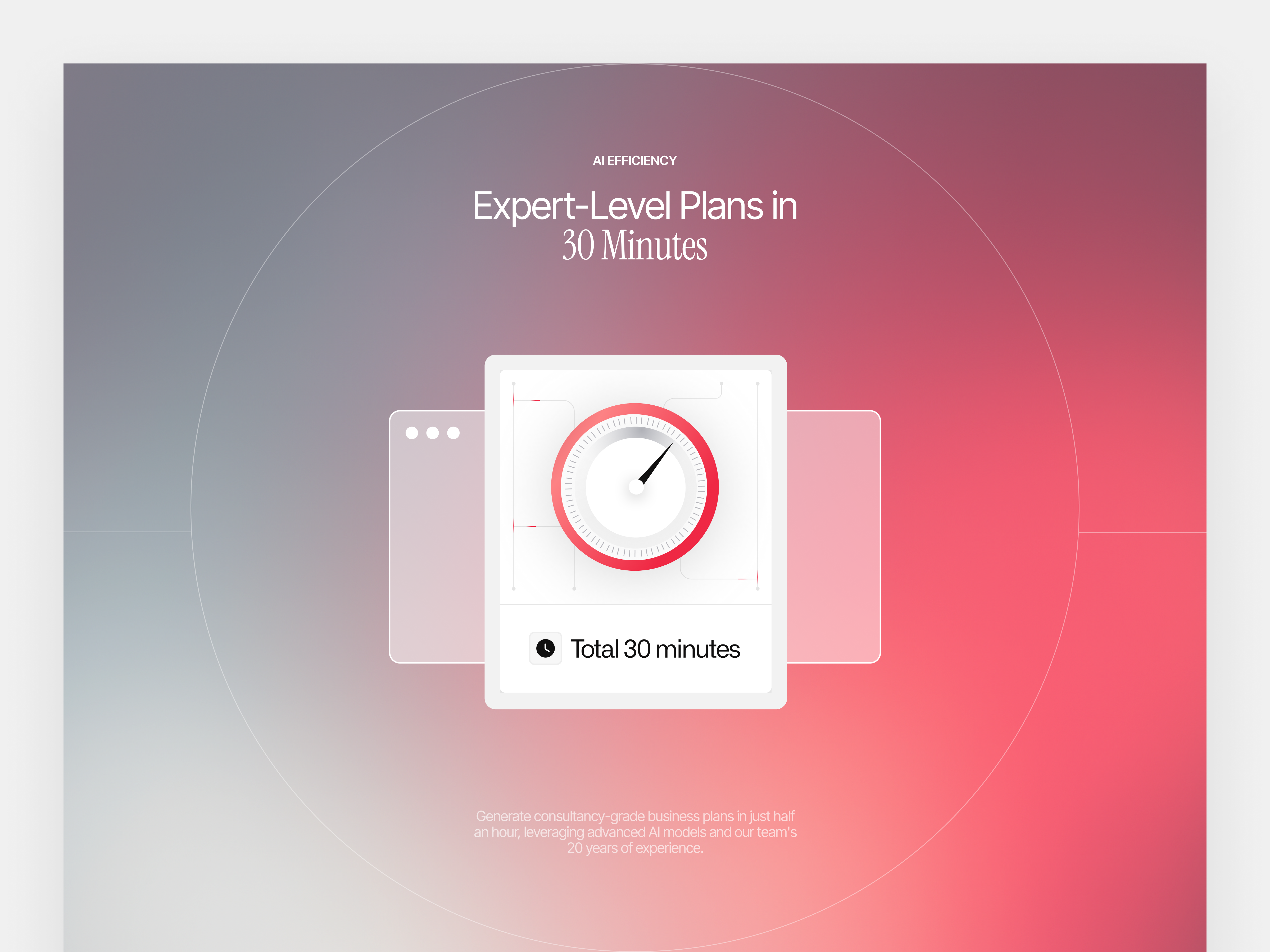 Website UI elements for Bplan.AI ai branding design figma gradient graphic design landing page typography ui ux website