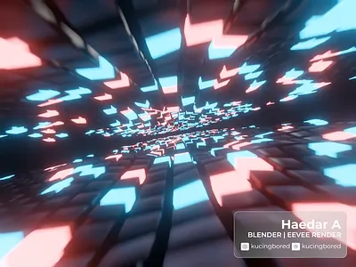 Cool Wavy Blocks - 3D Animation 3d 3d animation animation blender cool cool design design futuristic graphic design motion graphics seamless