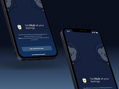 FILO: Mental Health Support appdesign mentalhealth mobiledesign ui uidesign uiux