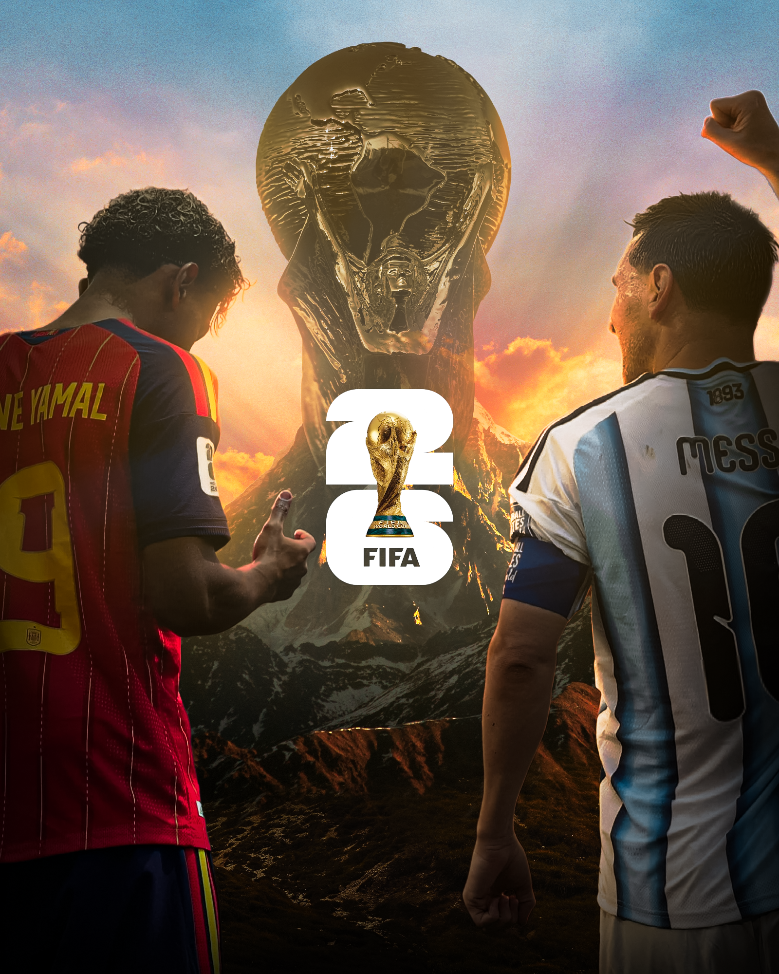 World Cup final poster design football graphic design illustration matchday photoshop