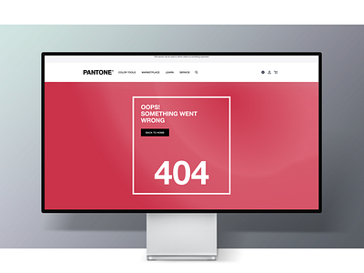 Day 008 — 404 Page(Pantone) | 100 days UI challenge 2023 404 404 page 404 page design app challenge color color of the year 2023 coloroftheyear daily design design challenge error error page landing page pantone ui viva magenta