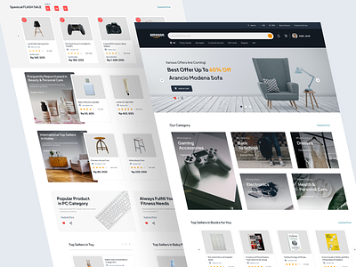 Amazon Web 2.0 amazon branding design graphic design inspiration redesign ui uiux ux webdesign