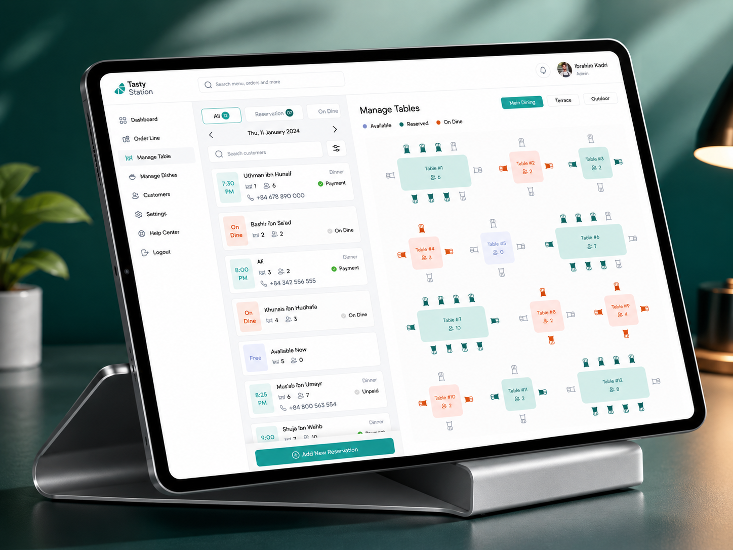 Restaurant POS & Order System b2b saas claude designer crm crm dashboard dashboard dashboard ui food ordering order management pos pos dashboard pos system design restaurant restaurant dashboard restaurant management software restaurant pos restaurent crm restaurent table management