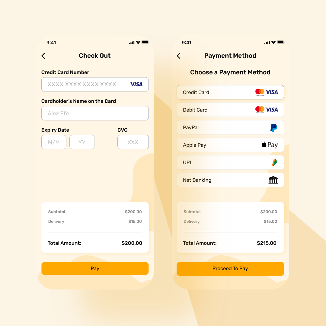 #DailyUI#002- Credit Card Checkout Form ui