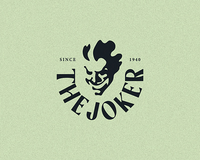 The Joker mark branding design graphic design heroes illustration joker logo mythology typography ui ux vector villain