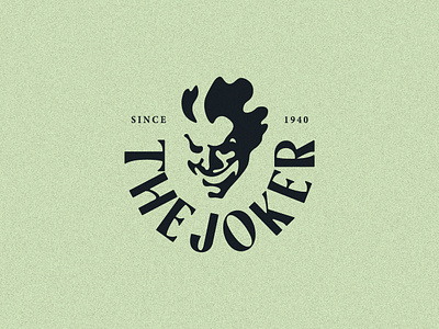 The Joker mark branding design graphic design heroes illustration joker logo mythology typography ui ux vector villain