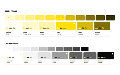 Design System #2 color design design system template color ui ux web web design webdesign