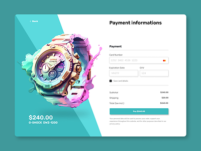 Credit card checkout page concept dailyui design figma illustration ui ux webdesign