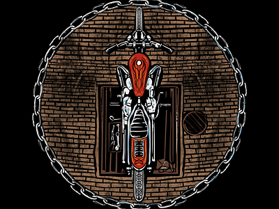 GARAGE LIFE branding doom garage garage design graphic design logo motorcycle norton triumph triumph motorcycle