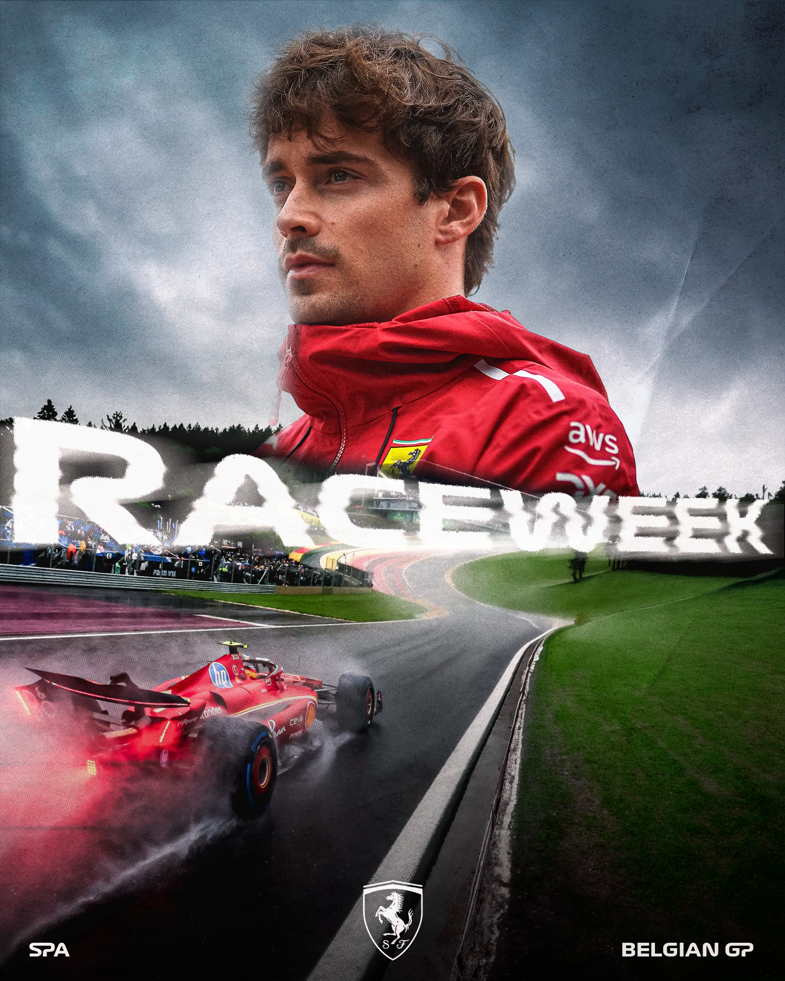 Raceweek SPA - poster design