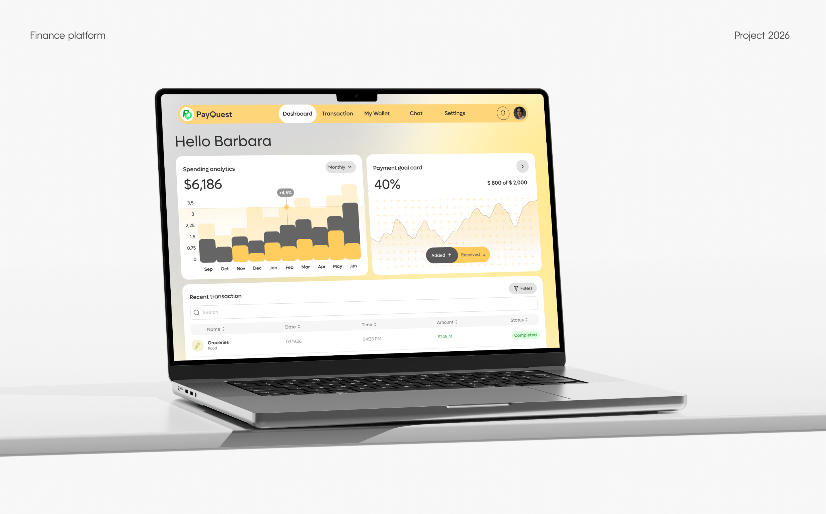 Payquest Financial Website Design business loans financial services financial website fintech landing page design lending platform