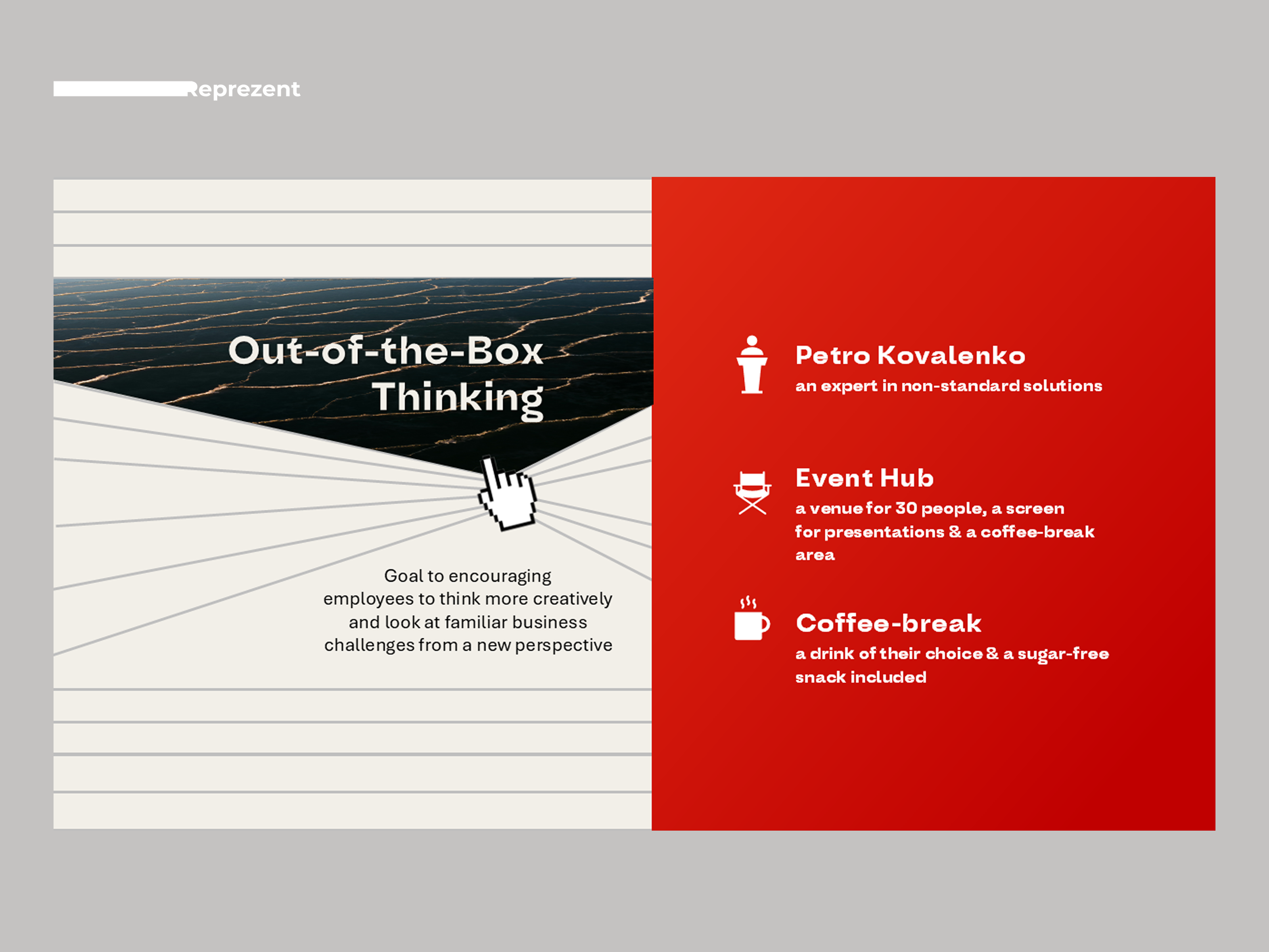 PowerPoint Slide | Think More Creatively ai company presentation deck design design google slides graphic design illustration keynote pitch deck pitch deck design poster power point powerpoint presentation presentation design presentation layout typography vector
