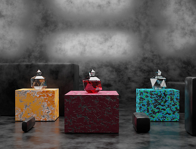 Perfume 3D Model 3d 3d markets animation graphic design motion graphics
