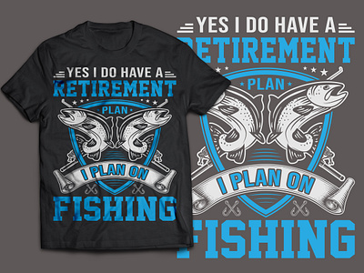 Fishing t-shirt design by Akramul Hoque on Dribbble