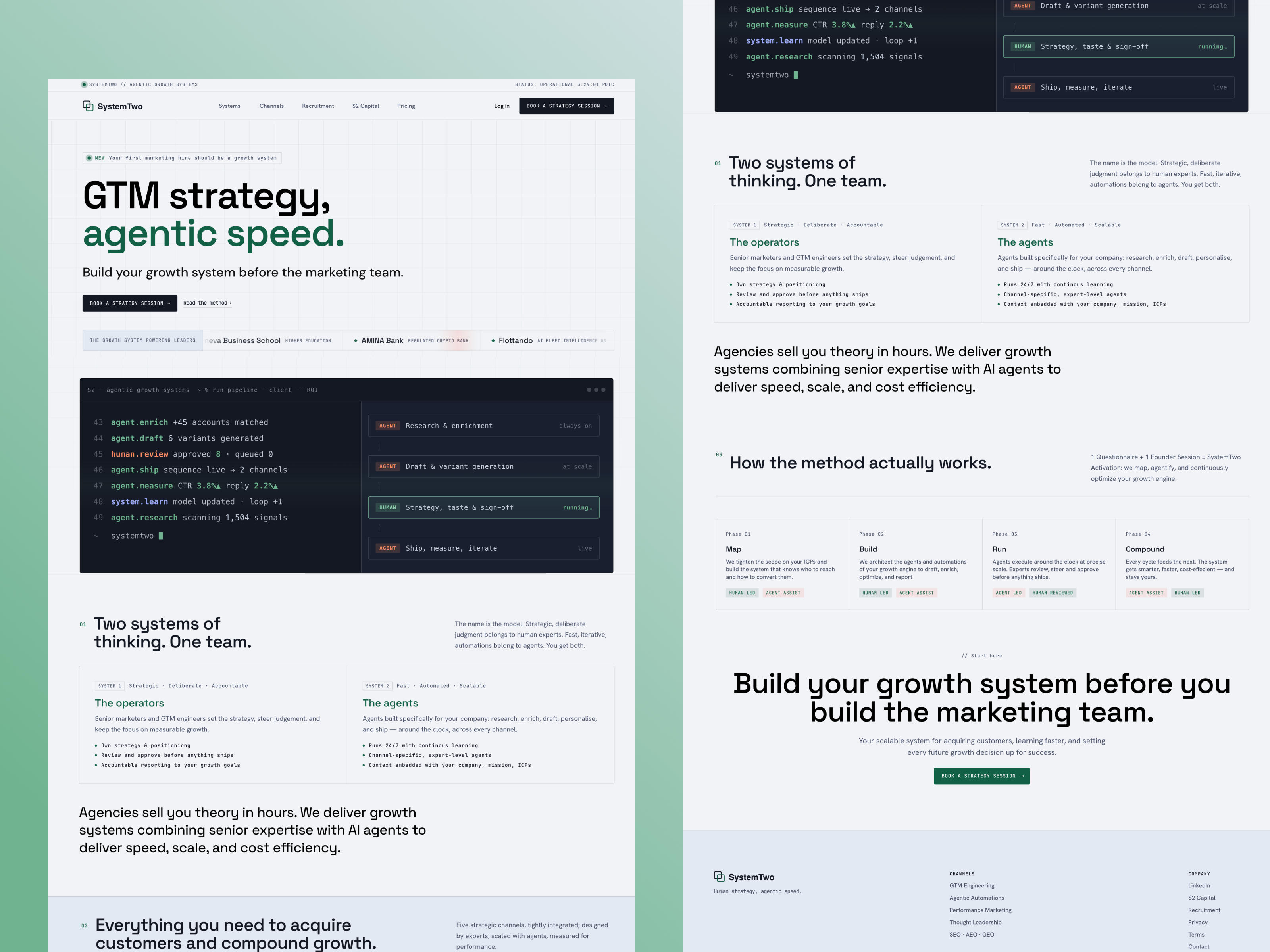 🚀 Crafted a Premium Framer Experience for SystemTwo branding design figma figmadesign framer growth landing page madeinwebflow nocode ui webflow
