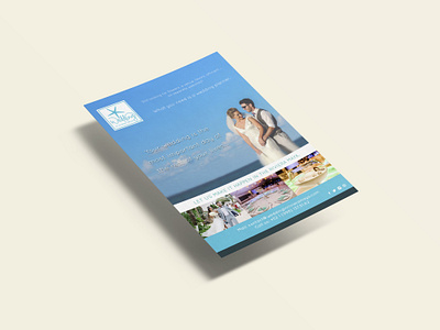 Website and flyer design wedding wedding in riviera