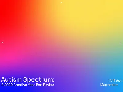 Autism Spectrum abstract autism color gradient graphic design hue light rainbow spectrum