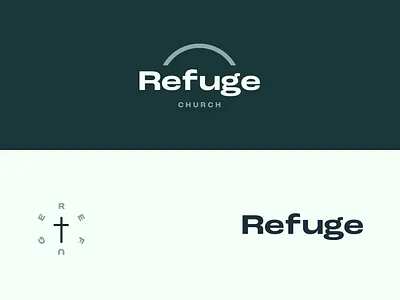 Refuge Church Branding branding church logo