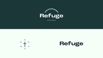 Refuge Church Branding branding church logo