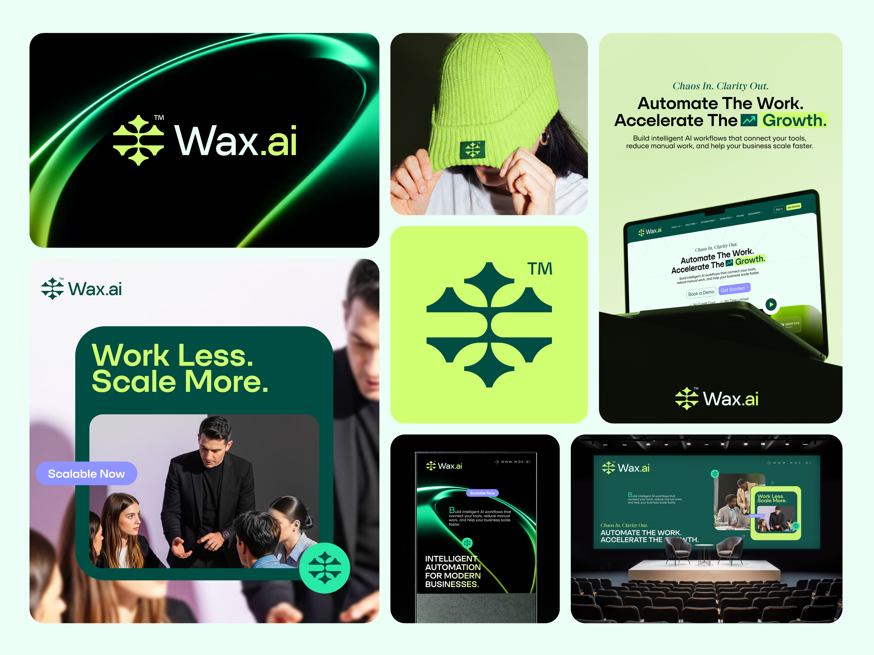 AI Business Automation Platform Brand Identity ai ai logo brand book brand design brand identity branding business logo logo saas branding timeless logo visual identity