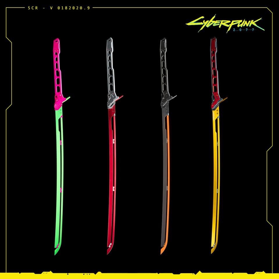 Cyberpunk 2077 Katanas cyberpunk