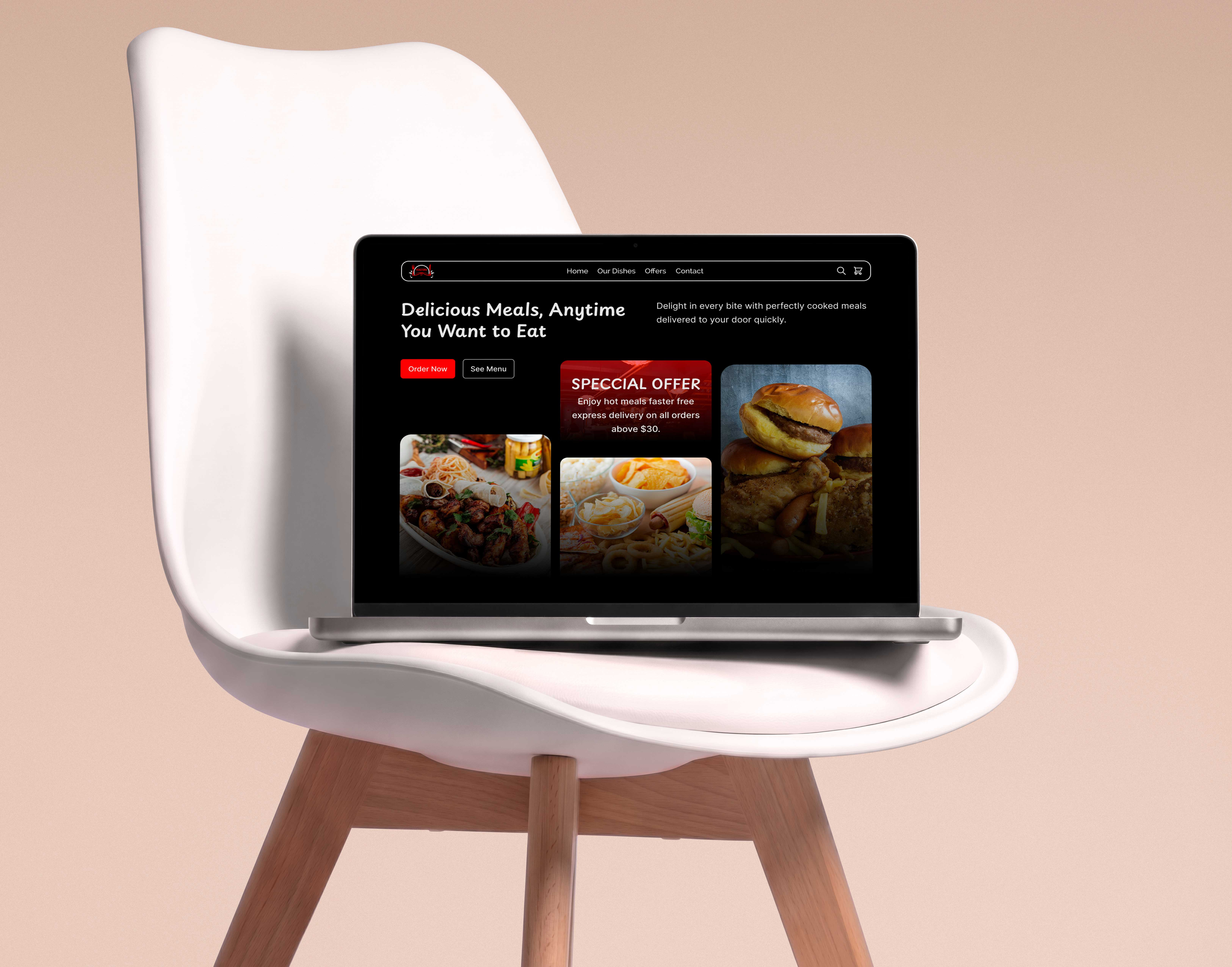 Restaurant UI landing/Food Website creativedesign darkui designportfolio designthinking fooddelivery foodordering foodwebsite graphicdesigner landingpagedesign madewithfigma mobilefirst productdesign restaurantwebsite ui uidesign webdesign