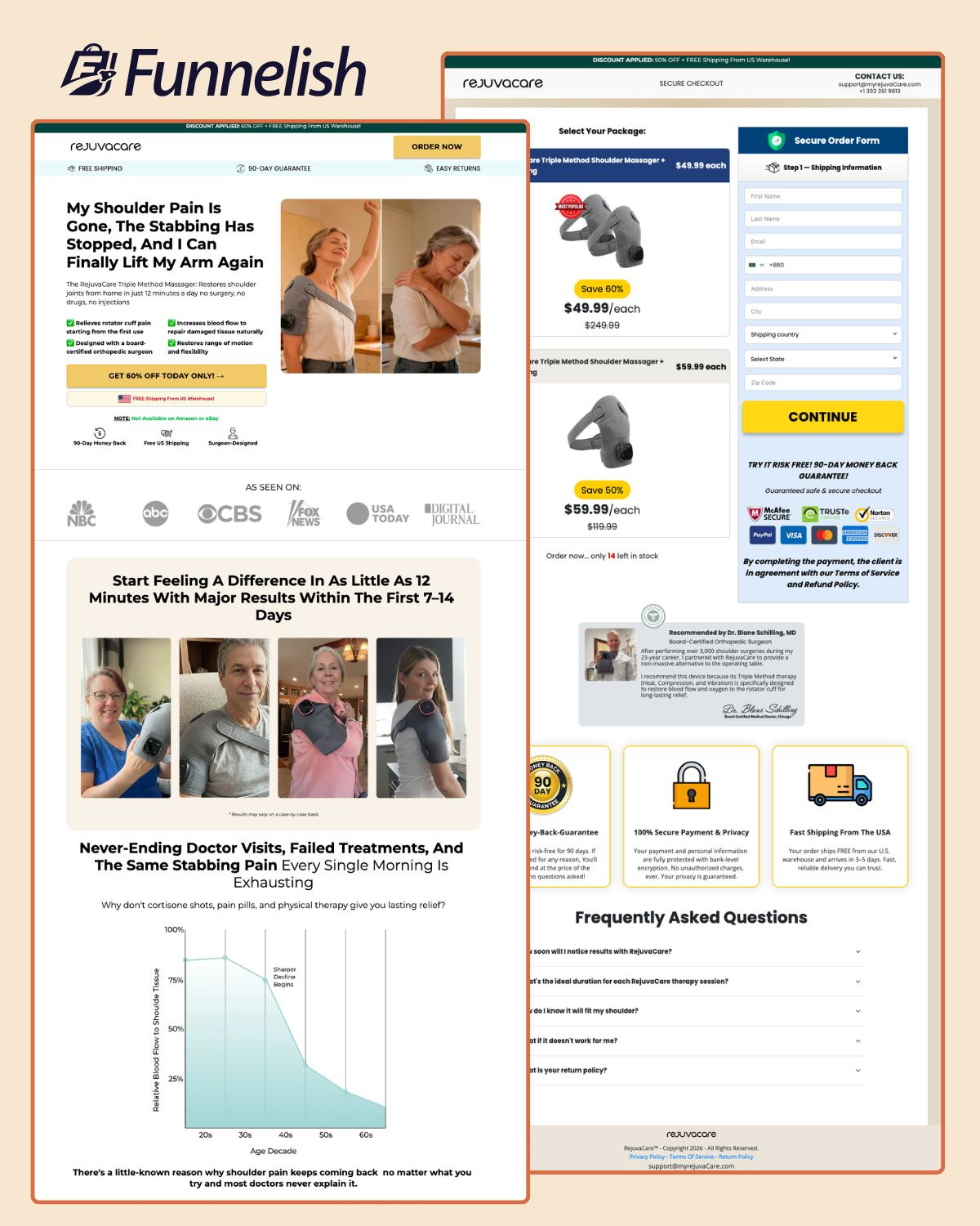 RejuvaCare Funnel V2 | Funnelish Template funnelish funnelish checkout page funnelish expert funnelish sales page funnelish template high converting funnel template rejuvacare funnel