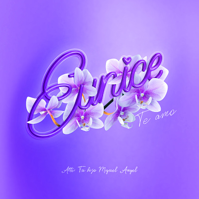Eunice - Just a detail for my mom design details digital gradient illustration letter lettering letters logo type typography ui