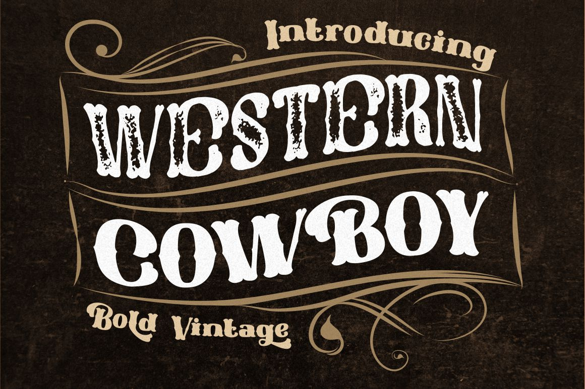 Free Bold Vintage Font Western Cowboy by PutraCetol Studio on Dribbble