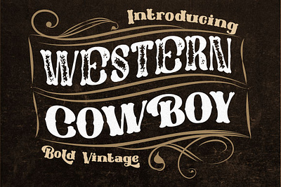 Free Bold Vintage Font – Western Cowboy cowboy font