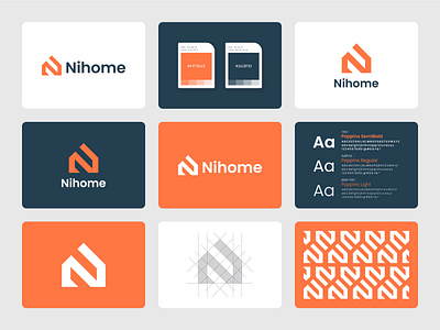 Real Estate Logo, Brand Guidelines brand guidelines brand identity branding construction logo home logo house logo logo logo design real estate real estate logo realtor logo