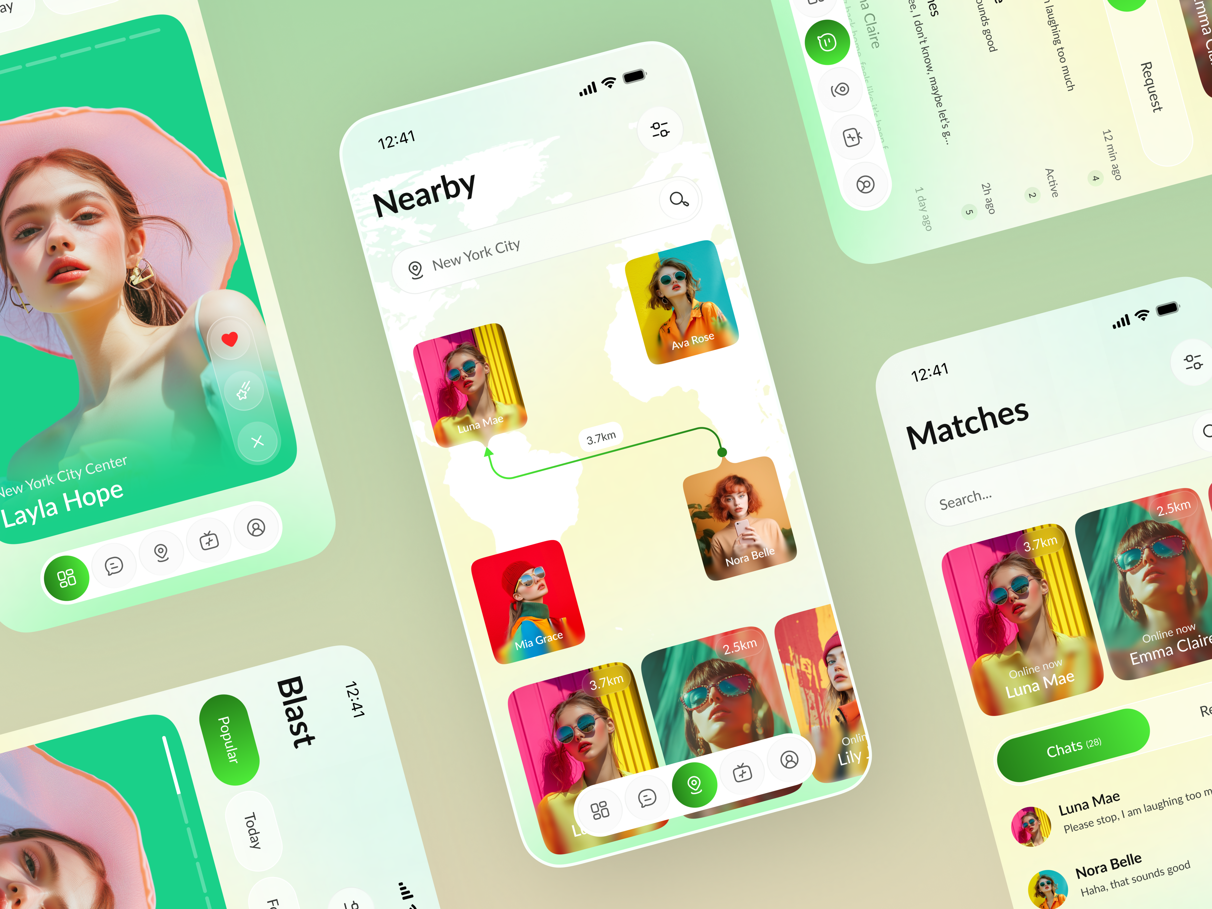Premium Dating App UI/UX Design app app design dating app dating ui interface matchmaking app mobile app mobile ui product service social app social media app social networking startup ui ux web