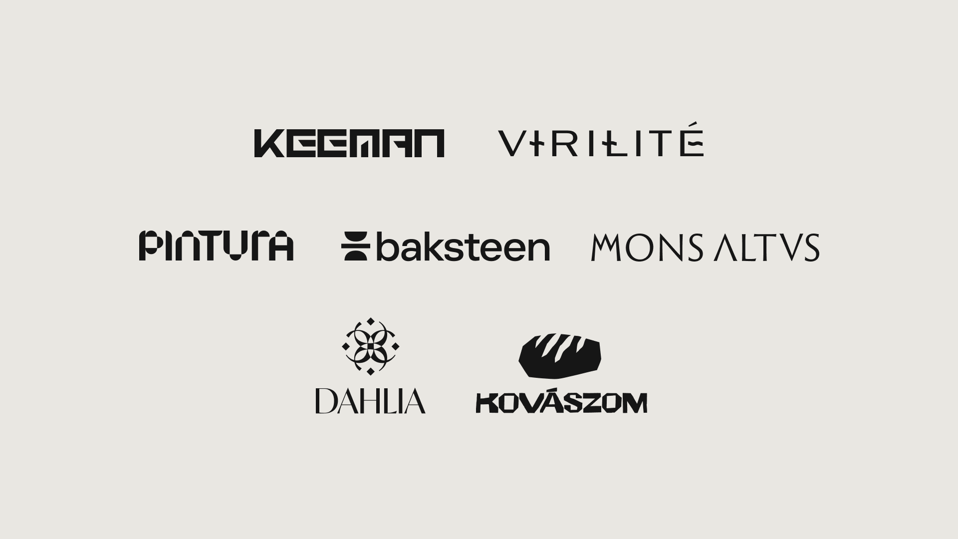LOGOFOLIO VOL I brand identity branding design graphic design logo logofolio logotype minimal premium typography visual identity