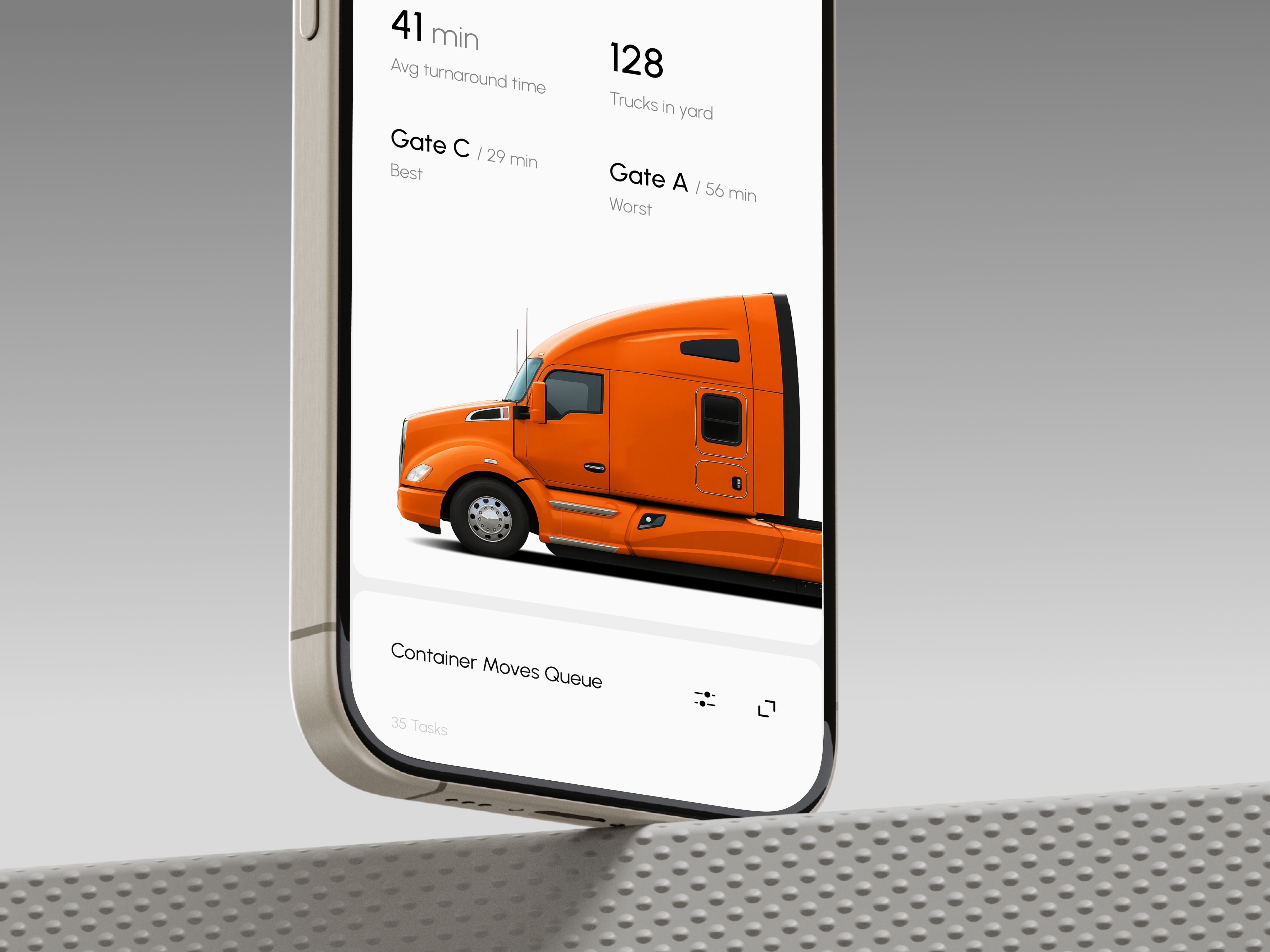 Navy Mobile – Truck Management Dashboard app app design b2b business crm dashboard design interface management mobile mobile app mobile design product saas service software ui ux uxdesign web