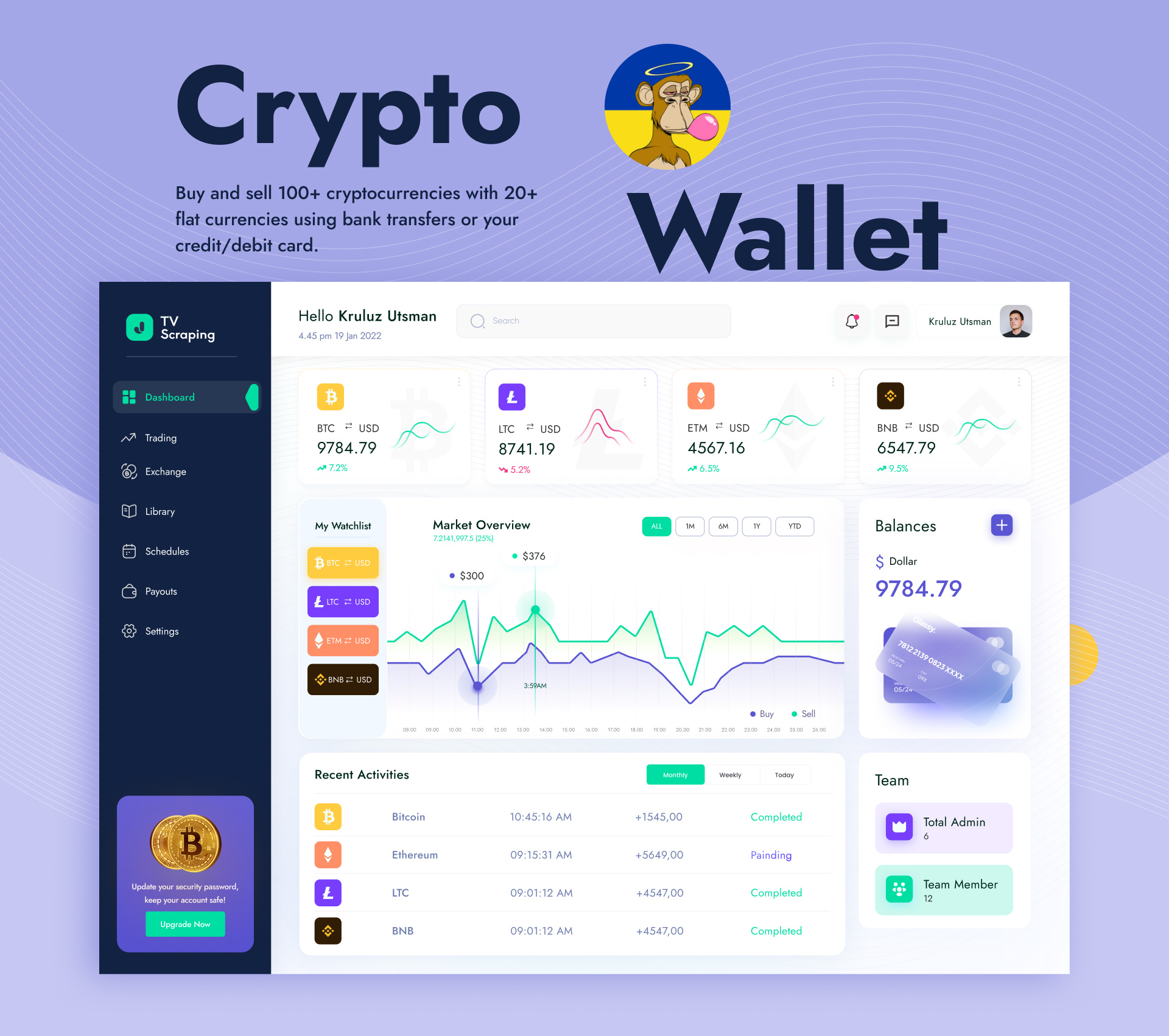 Buy crypto at true cost 💹💱 animation branding crypto crytoui dashboardcrypto dashboarddesign designcrypto designdashboard graphic design motion graphics ui ux vector