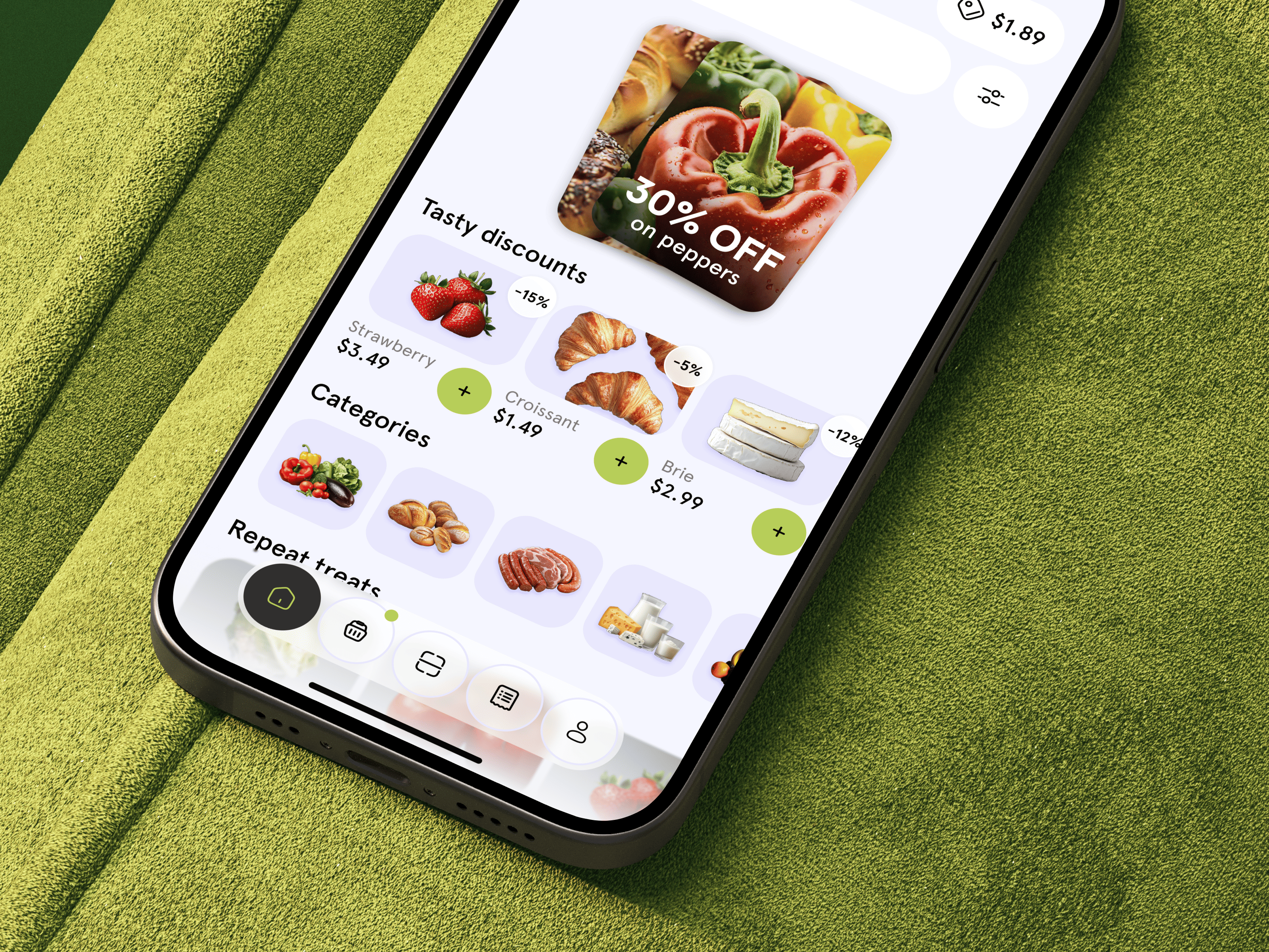 🥐 Product design for food delivery app | Hyperactive app design clean ui color delivery design e commerce ecomm hyperactive mobile mobile app mobile design product product design product page shop shopping store ui ux
