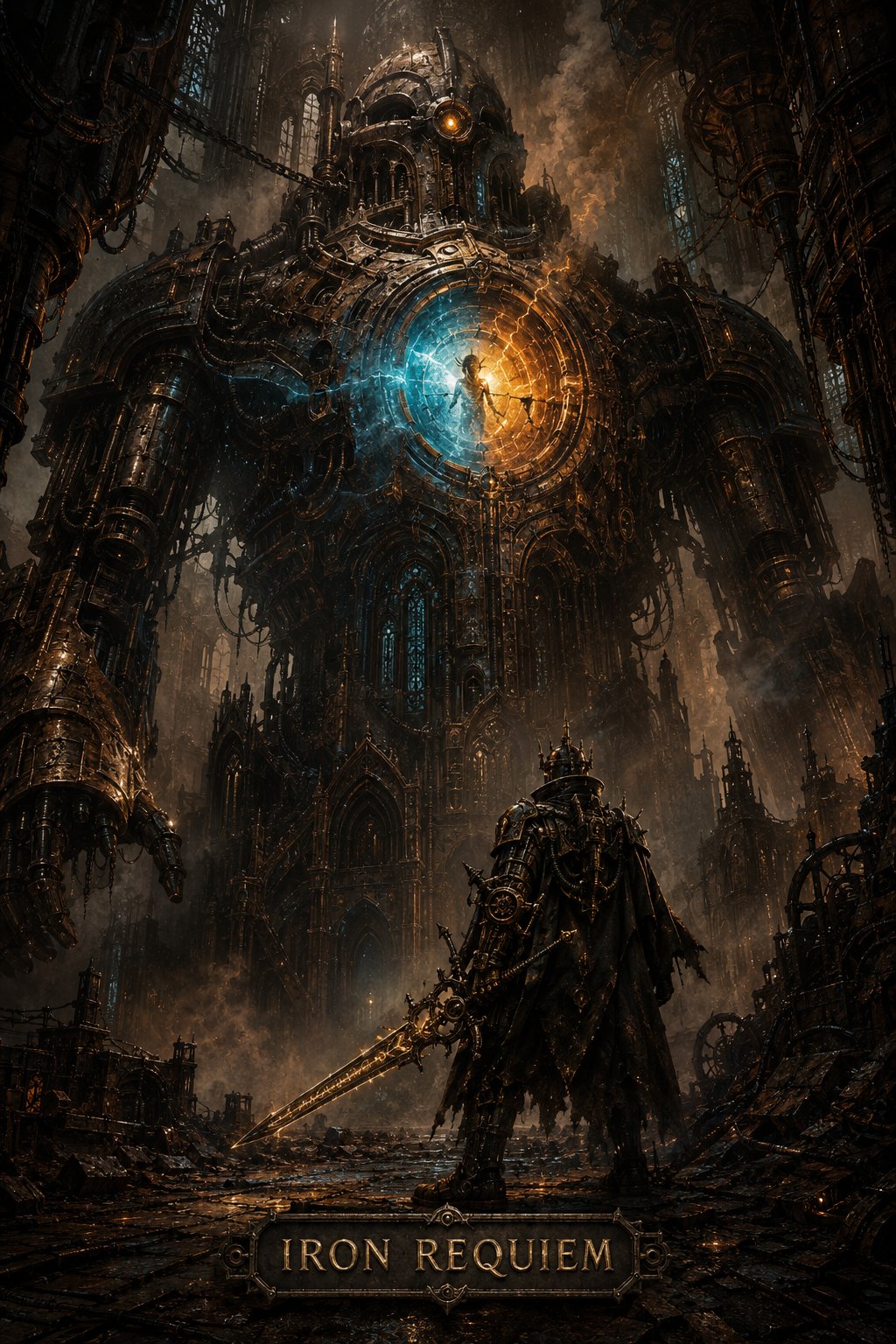 IRON REQUIEM — Grimdark Video Game Visual Direction 3d animation brand branding creative creative director design game gaming graphic design illustration logo motion graphics ui vector visual