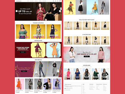Dresses design graphic design ui ux web website