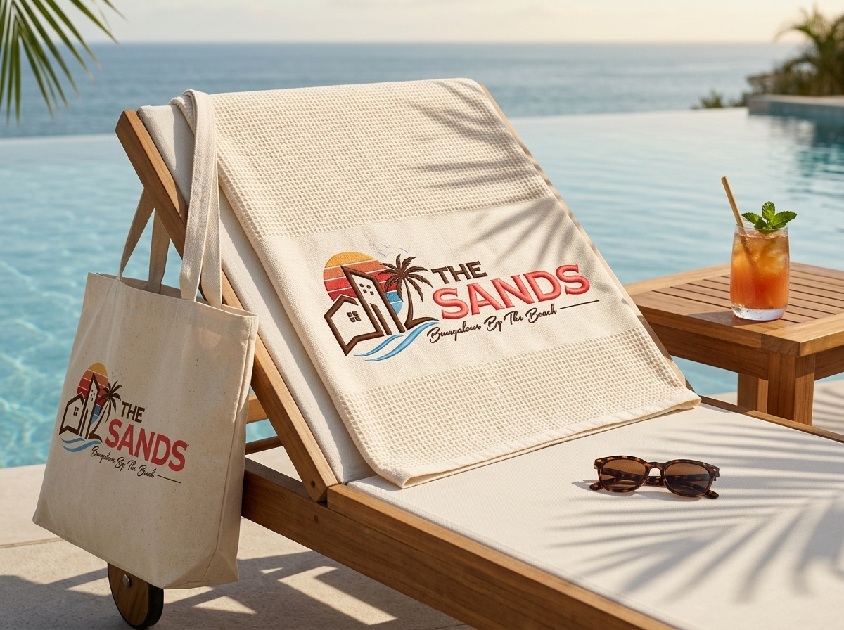 Example of The Sands Resort — Coastal Brand Identity & Luxury Mockups