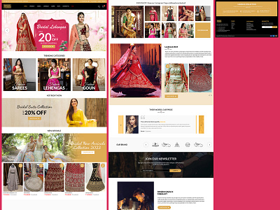Saree design graphic design ui ux web website