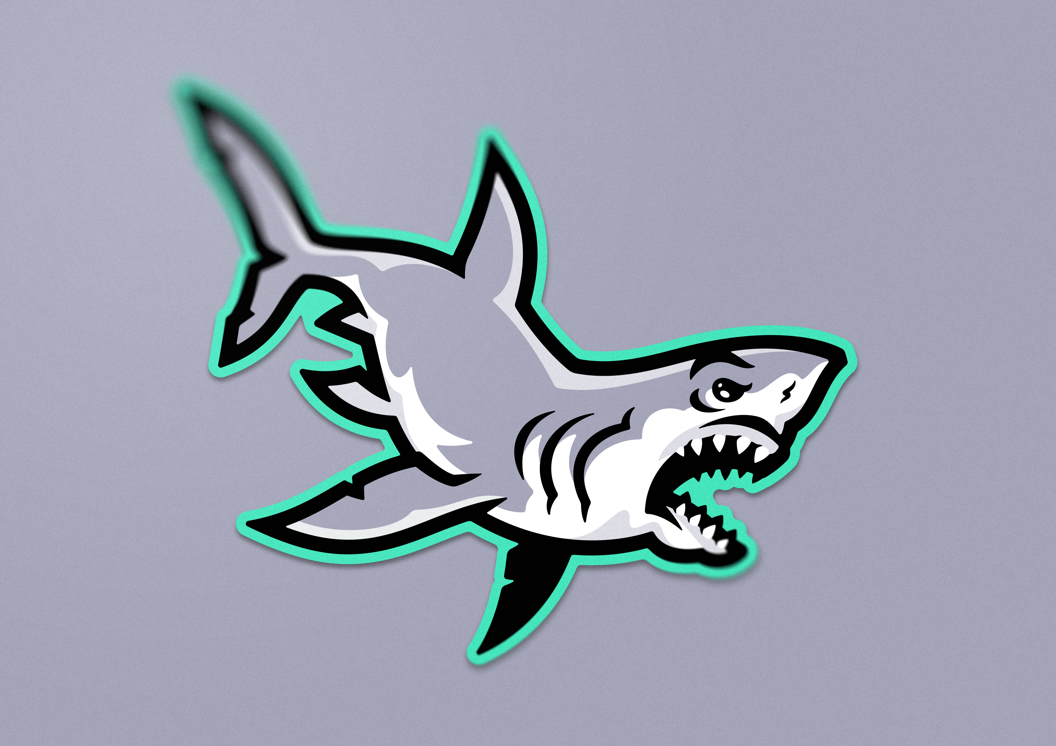 Example of SHARK MASCOT LOGO